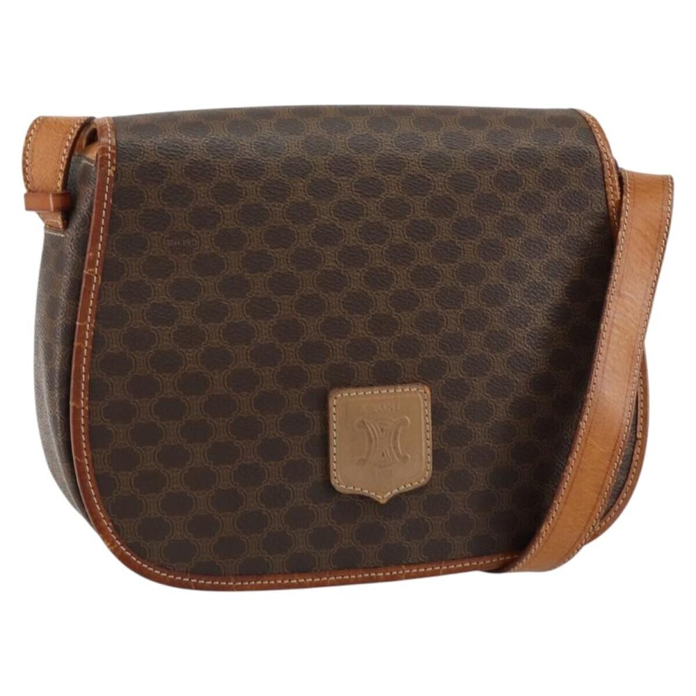 Celine Macadam Shoulder PVC Leather
